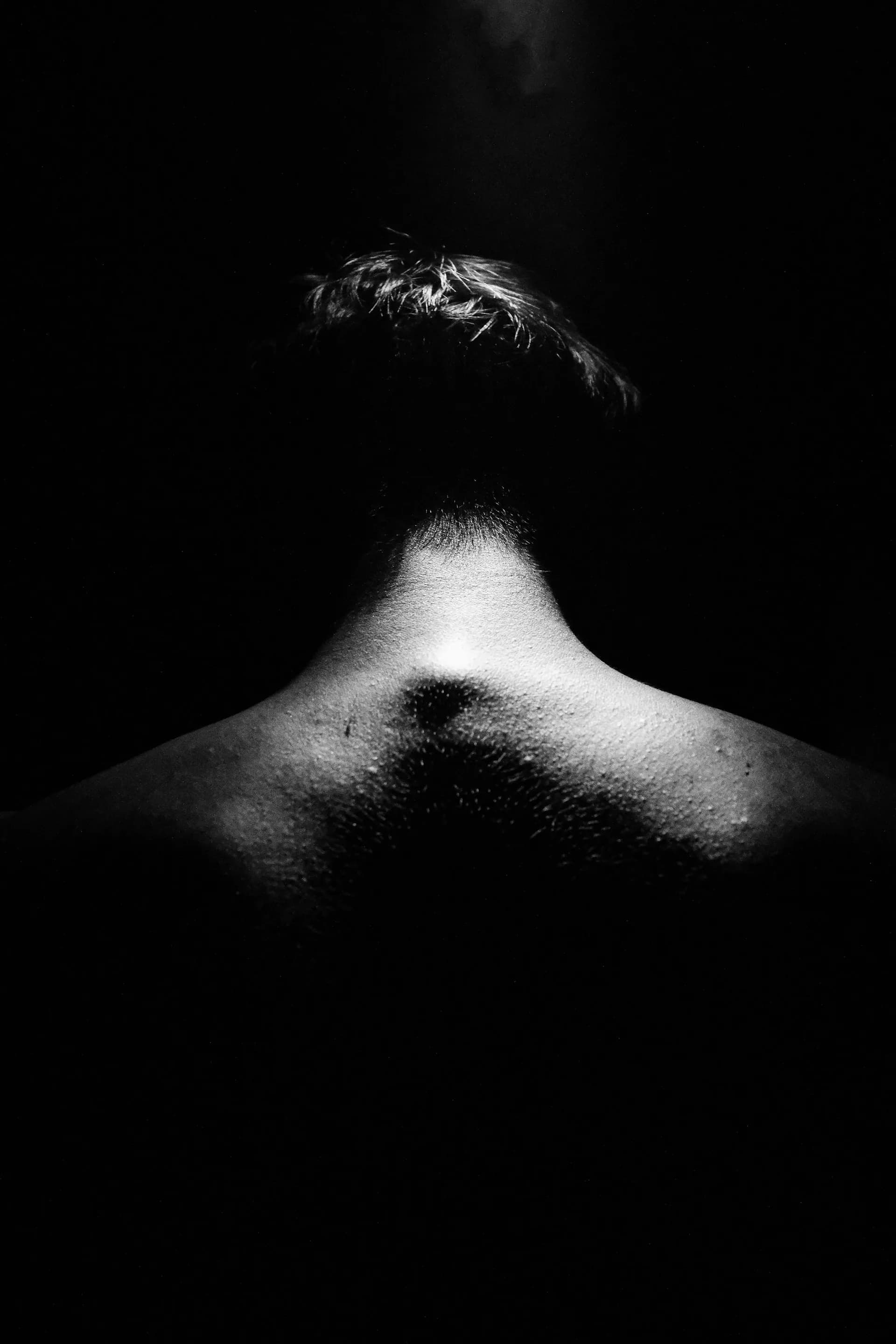 A close-up illustration of the spine, representing posture and structural assessment.